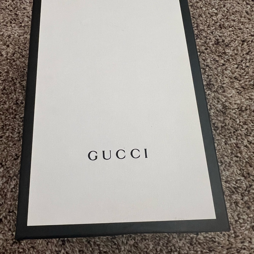 Gucci Men’s Size 12 New Authentic Pursuit Slides GG Perforated Sandals - Picture 12 of 12